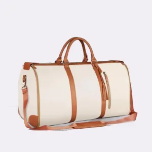 شنطة سفر جلدية بتحويل ذكي  قابلة للفرد كمنظم ملابس