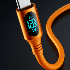 كيبل شحن USB-C ذكي يحتوي على شاشة رقمية