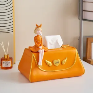 علبة مناديل ديكورية بتصميم أنيق ولمسة فنية