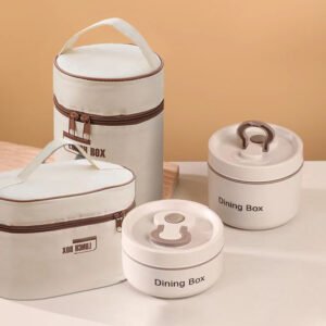 لانش بوكس حراري مع حقيبة عزل أنيقة